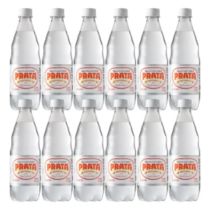 Agua Mineral Com Gás Prata Garrafa 510ml Pack C/12 Un