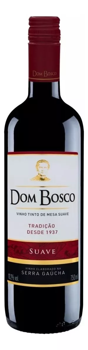 Vinho Dom Bosco Serra Gaúcha tinto suave Brasileiro 750mL