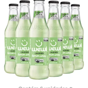 Wewi refrigerante orgânico lemon sour 255ml